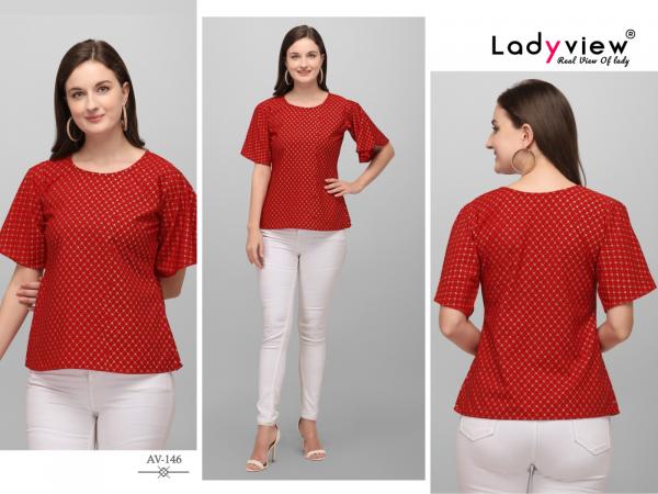 Ladyview Goldy Vol 1 Designer creap Western Ladies Top Collection